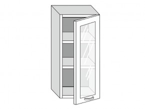 19.40.3 Шкаф настенный (h=913) на 400мм с 1-ой стекл. дверцей в Чебаркуле - chebarkul.магазин96.com | фото