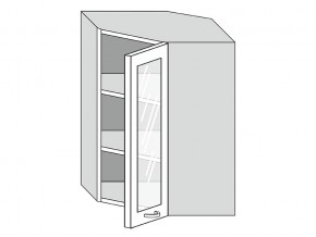 19.60.3у Шкаф настенный (h=913) угловой на 600мм со стекл. дверцей в Чебаркуле - chebarkul.магазин96.com | фото