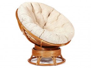 Кресло-качалка Papasan w 23/01 B с подушкой Cognac, ткань Старт в Чебаркуле - chebarkul.магазин96.com | фото