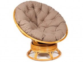 Кресло-качалка Papasan w 23/01 B с подушкой Honey, экошерсть Коричневый в Чебаркуле - chebarkul.магазин96.com | фото