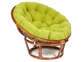 Кресло Papasan 23/01 W с подушкой Pecan, флок Олива в Чебаркуле - chebarkul.магазин96.com | фото