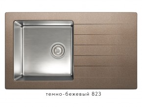 Мойка комбинированная Tolero twist TTS-860 Темно-бежевый 82 в Чебаркуле - chebarkul.магазин96.com | фото