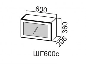 ШГ600с/360 Шкаф навесной 600/360 (горизонт. со стеклом) в Чебаркуле - chebarkul.магазин96.com | фото