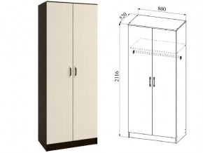 Шкаф 2 двери Ронда ШКР800.1 венге/дуб белфорт в Чебаркуле - chebarkul.магазин96.com | фото