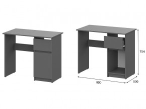 Стол письменный 900 Денвер Графит серый в Чебаркуле - chebarkul.магазин96.com | фото